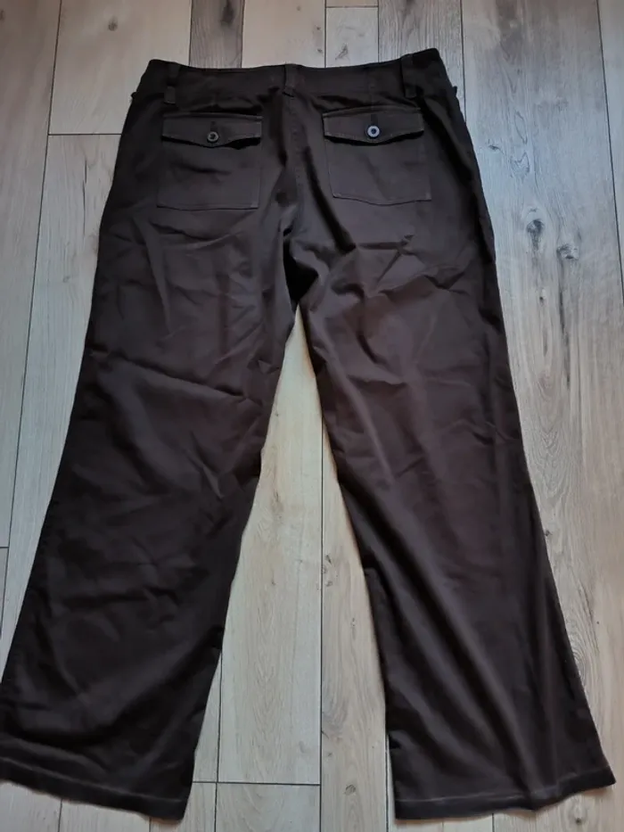 Pantalon marron Laura Clement taille 42 - photo numéro 4