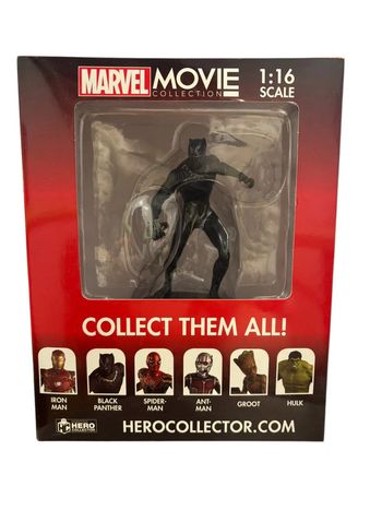 Figurine Marvel Movie collection Black Panther 1:16 Eaglemoss Hero Collector neuf