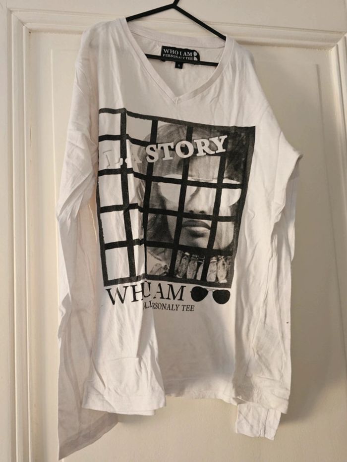 Tee-shirt manches longues fantaisie