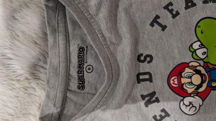 T-Shirt manches longues Super Mario taille 6 ans - photo numéro 3