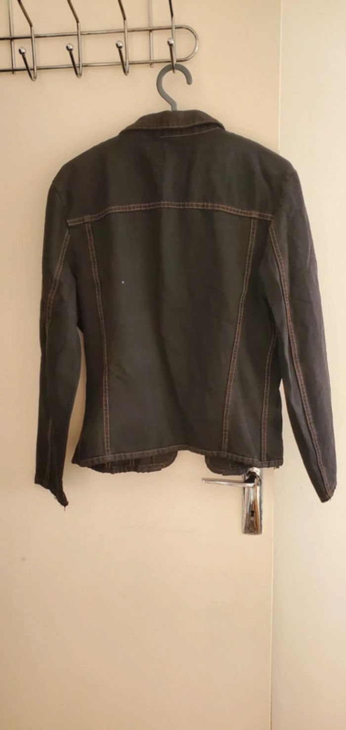 Veste en jean noir TM - photo numéro 4