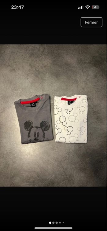 DISNEY - tee shirt - 86/92cm - neuf