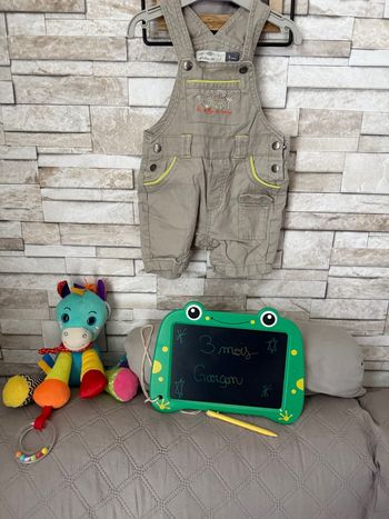 Salopette short Garçon - T3mois - Orchestra 