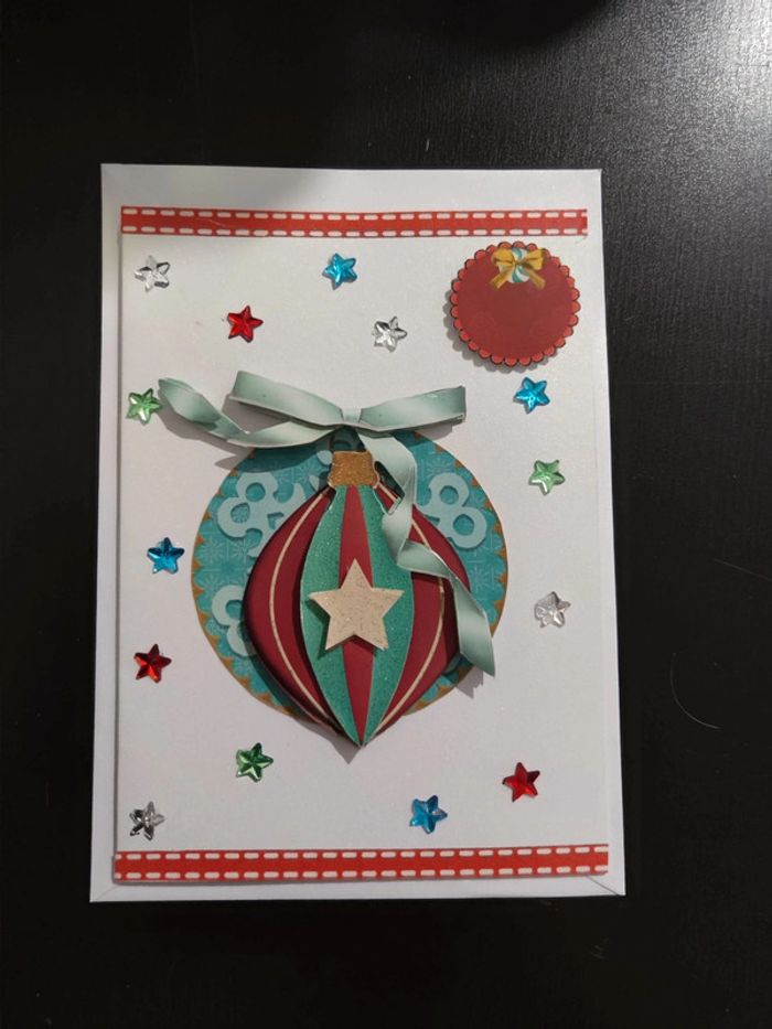 Carte de voeux Noël en 3d