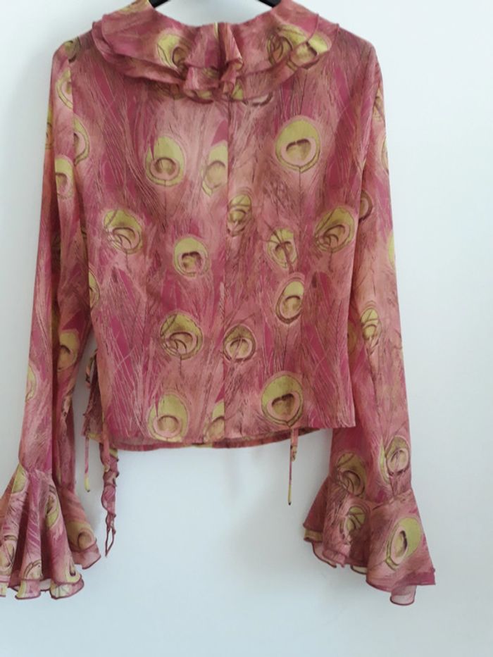 🎀 MANGO - Magnifique chemisier neuf Mango - taille M - photo numéro 2