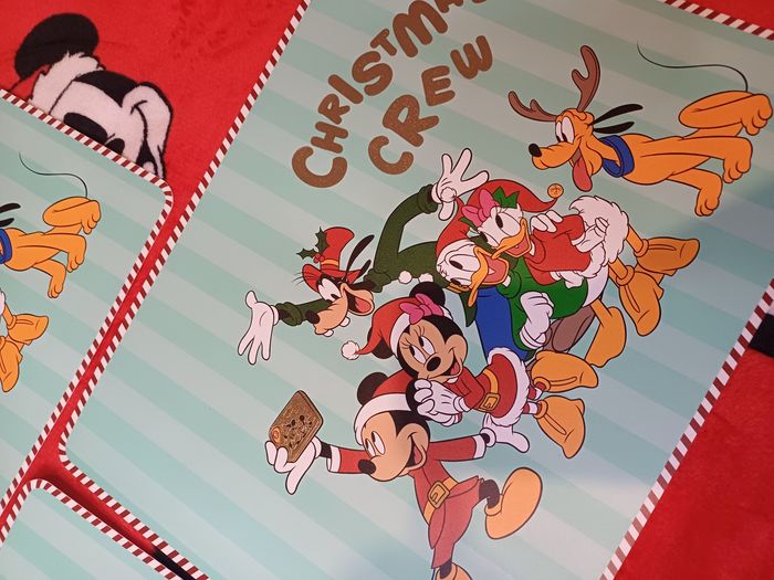 🧸Lots de 3 sets de table Disney Mickey sur le thème de Noël - photo numéro 5