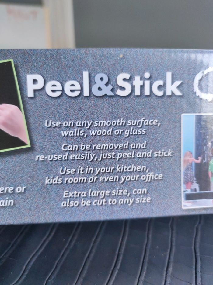 Peel stick chalkboards Montessori tableau noir removable - photo numéro 7