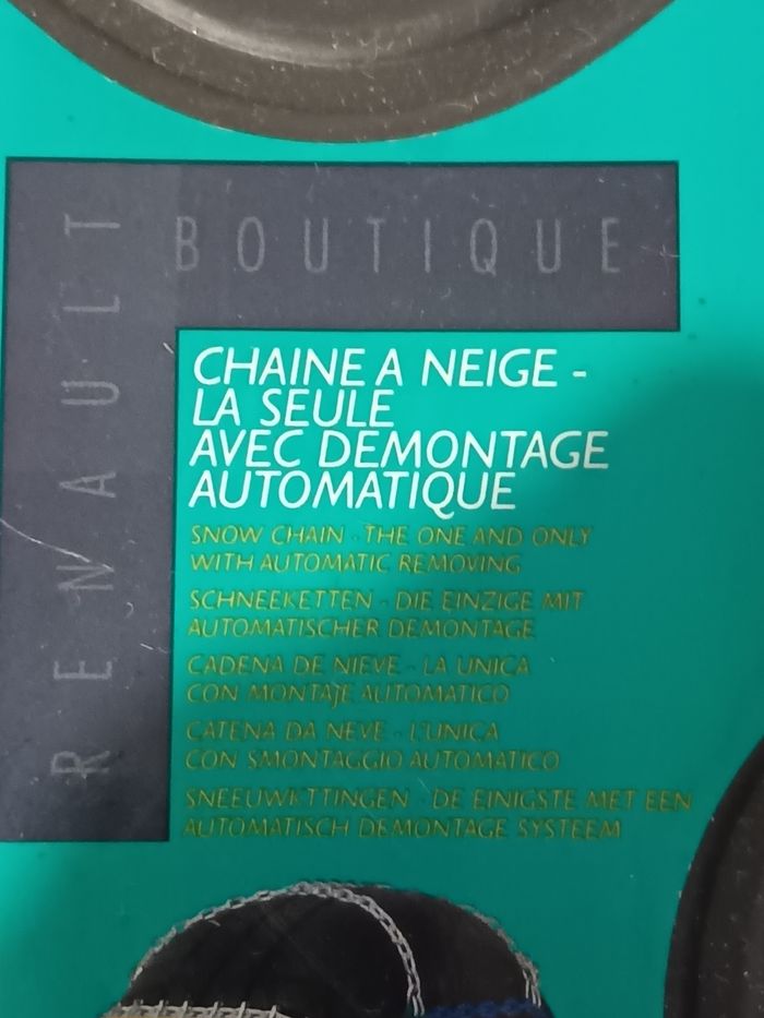 Chaînes À Neige Automatiques Standard 9 Mm Taille 80 Renault 7711224974 - photo numéro 3