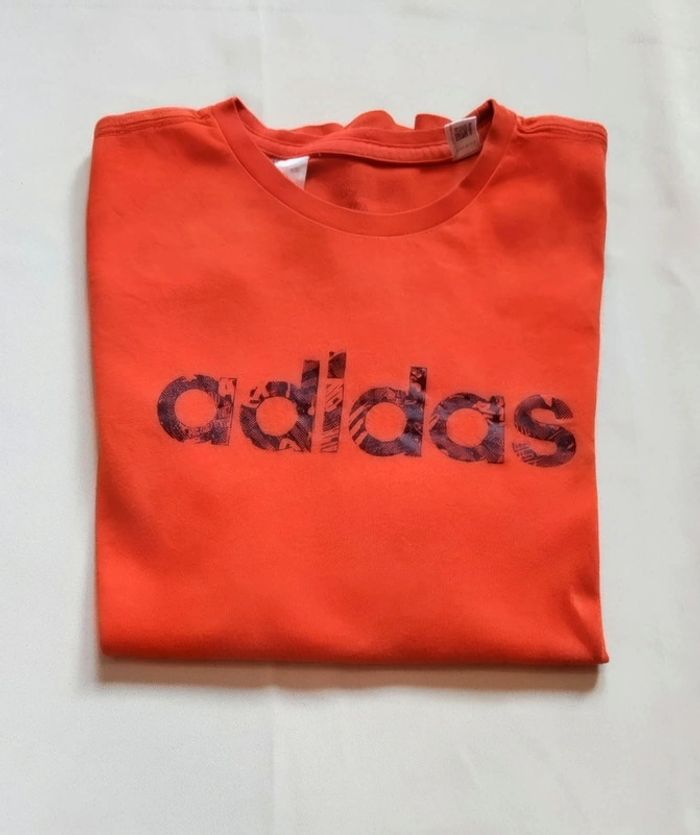 T-shirt adidas orange - photo numéro 2