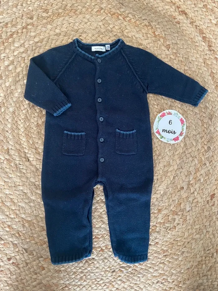 Combinaison en maille Bout’chou 6 mois