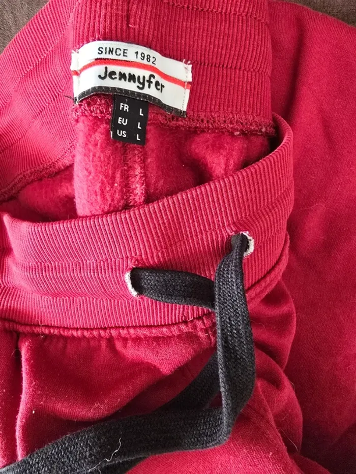 Jogging femme rouge/rose foncé L Jennyfer - photo numéro 5