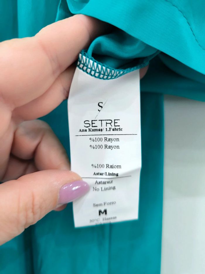 Haut turquoise chic  Marque Setre  Taille M Neuf avec étiquette - photo numéro 6