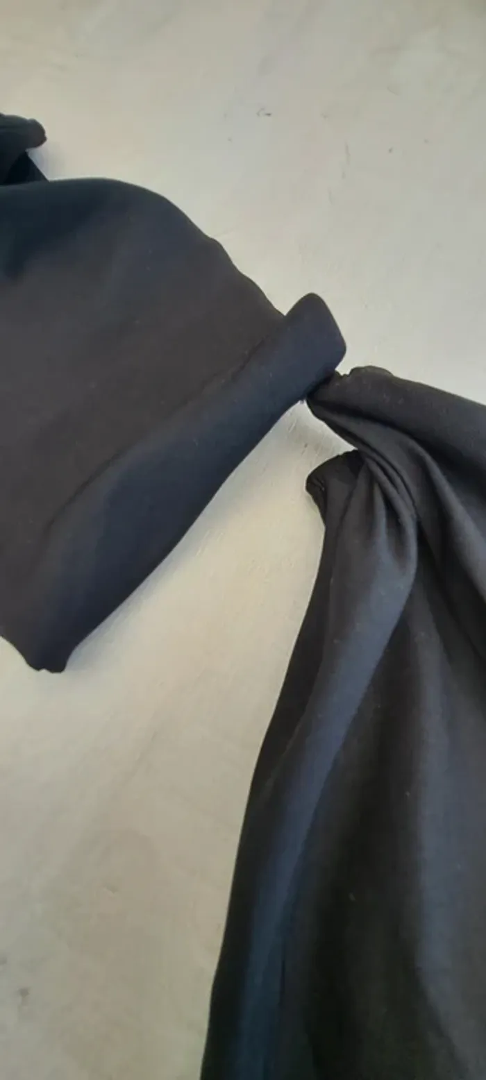 Crop top bandeau Zara - taille M - asymétrique manche unique - photo numéro 3