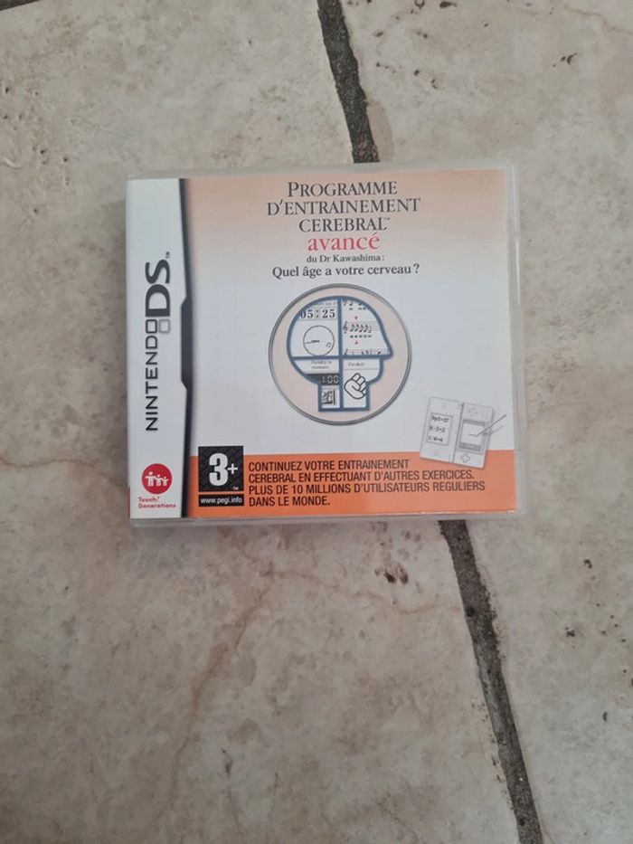 Jeu Nintendo DS programme d'entraînement cerebral
