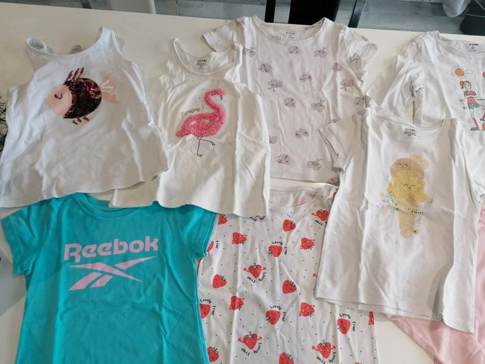 Lot 9 hauts manches longues, thee shirt, débardeurs T 8 ans 👧🏻 - photo numéro 3