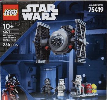 Etat neuf - LEGO 40771 TIE Fighter avec support pour hangar impérial