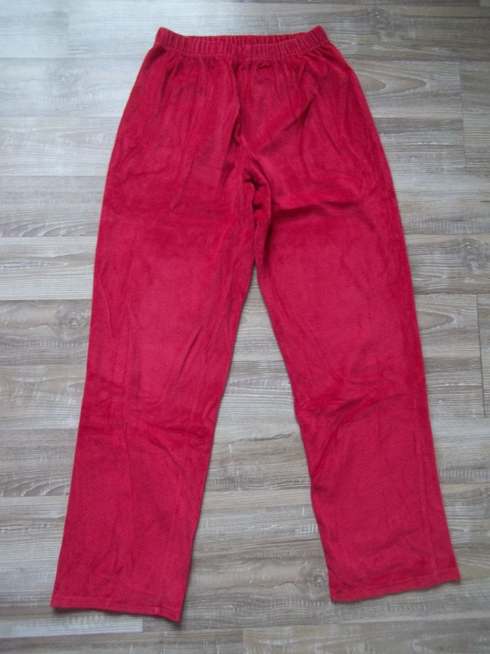 Pyjama de Noël velours rouge 12 ans - photo numéro 5