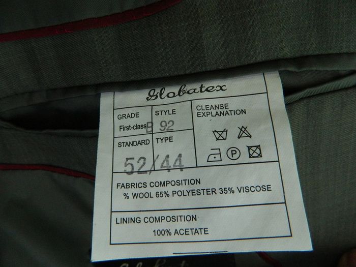 Veste de costume T 44 "Globatex" - photo numéro 3