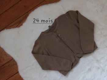 Gilet Grain de blé T24mois