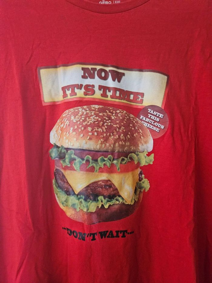 T-shirt burger 3XL - photo numéro 2