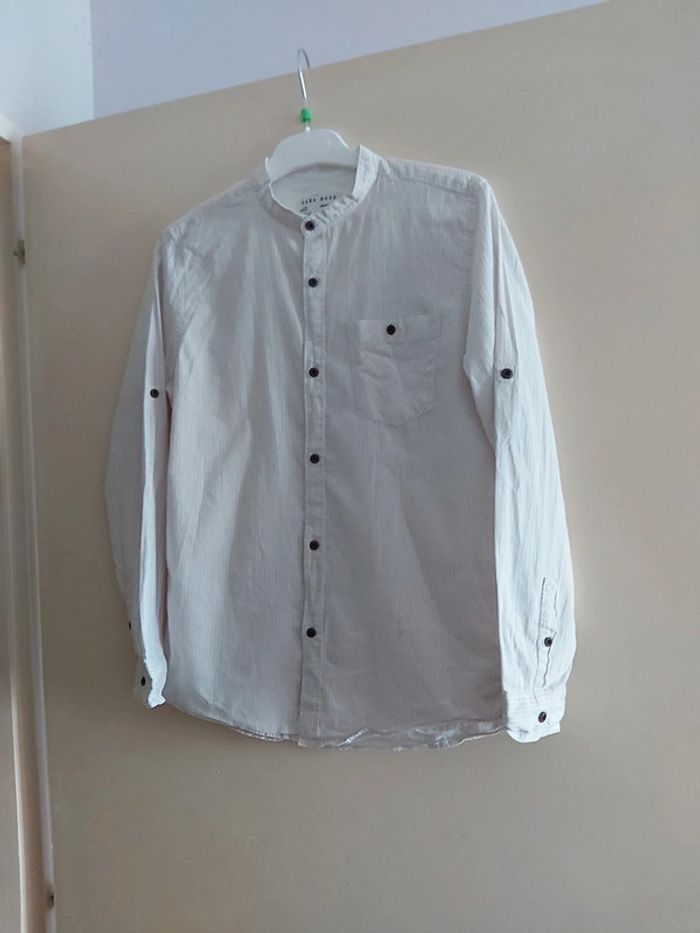 Chemise col officier