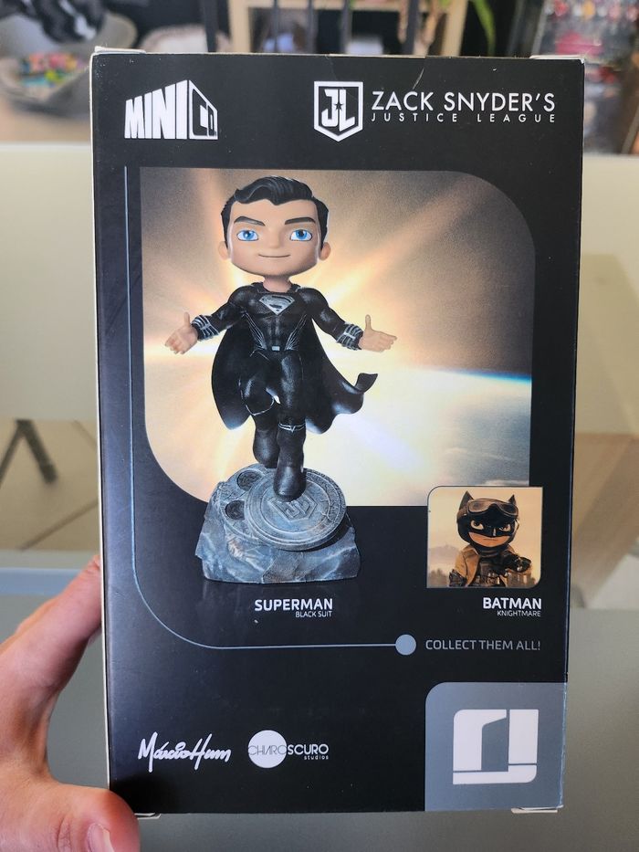 Figurine Superman Black Suit – Zack Snyder’s Justice League – Mini Co (neuve, sous blister) - photo numéro 3