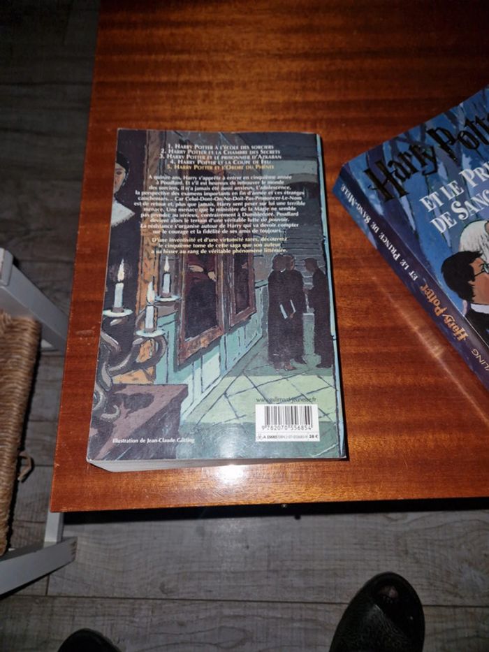 Lot de 2 livres harry potter gallimard 5 et 6 - photo numéro 4