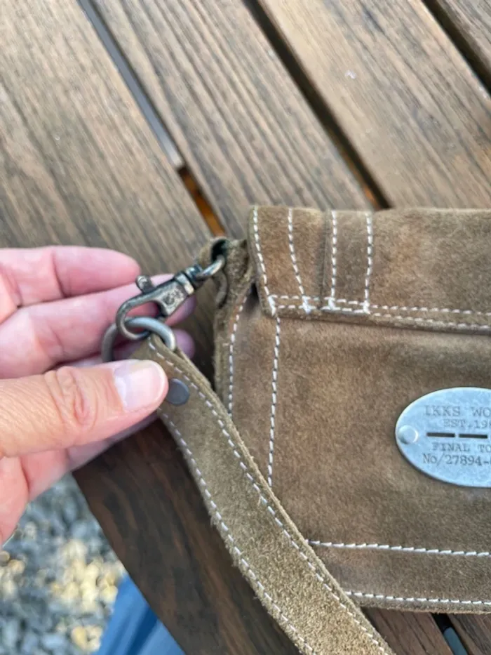 Sac IKKS en croûte de cuir vachette - photo numéro 6