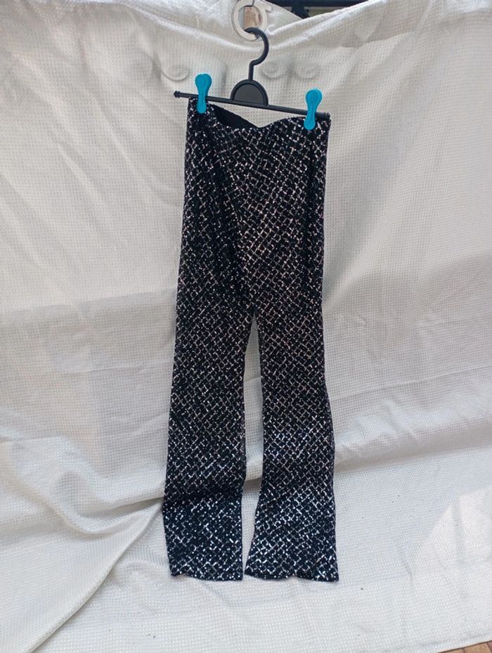 Pantalon noir à sequins - AMISU taille 36 - photo numéro 2