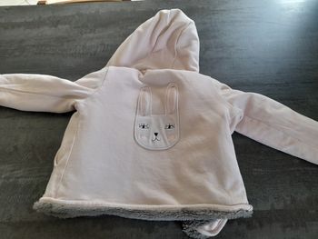 Veste réversible rose et marron en 4 ans