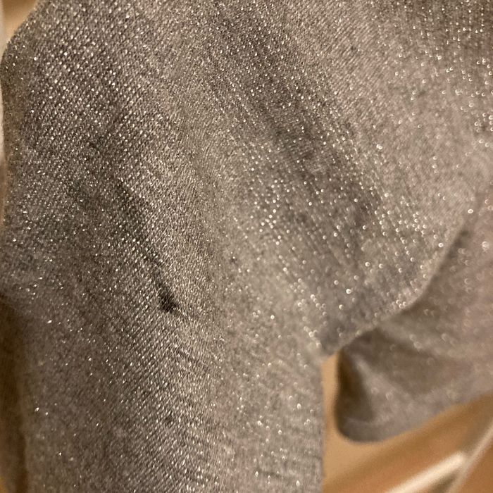 Gilet court gris brillant - photo numéro 3