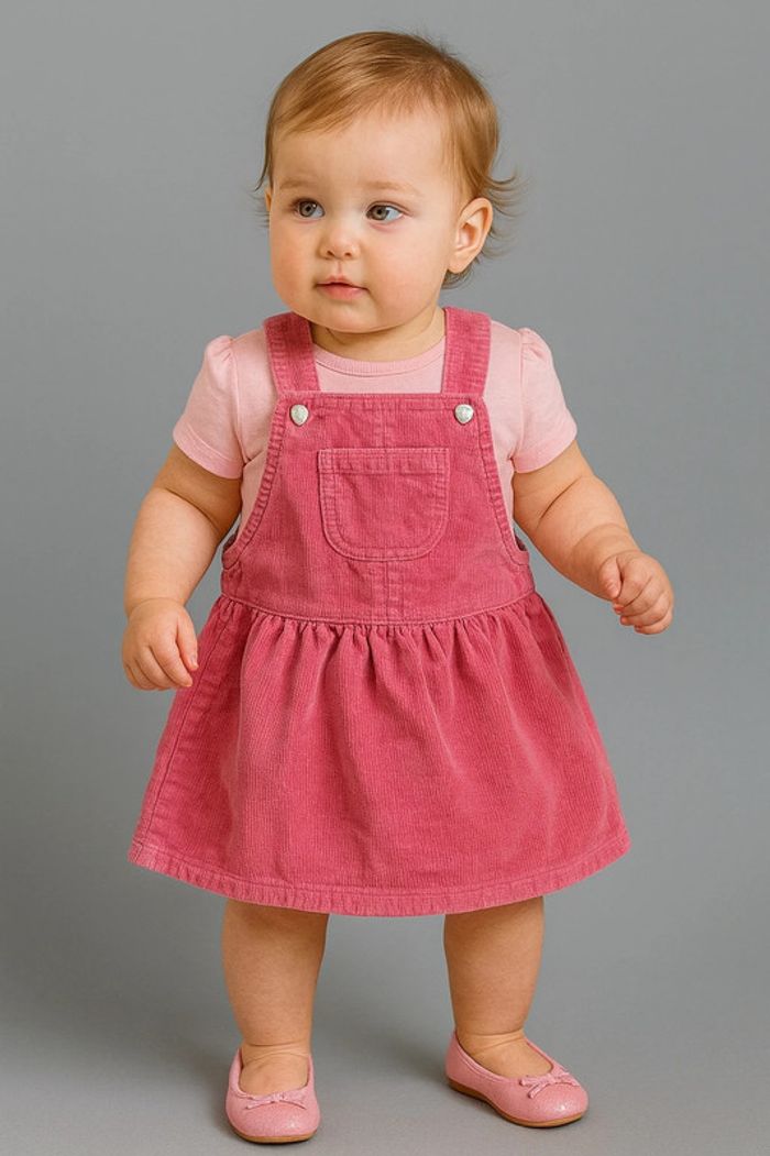 Robe velours corail TAO