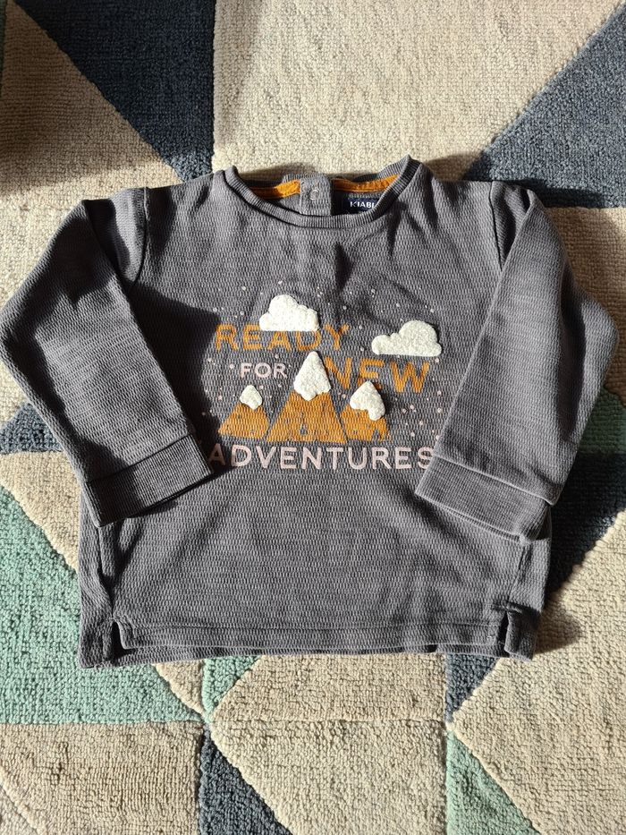 T-shirt manches longues bébé garçon - photo numéro 2