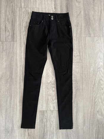 Jean denim skinny slim noir taille haute T36