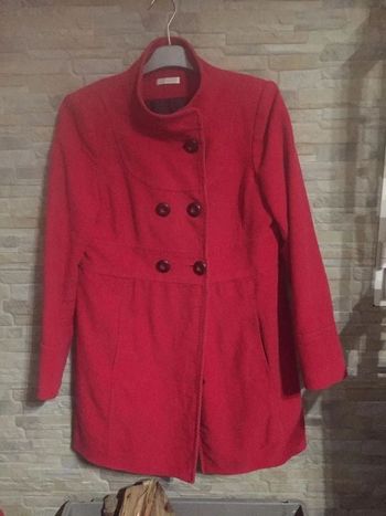 Manteau rouge Promod 42/XL