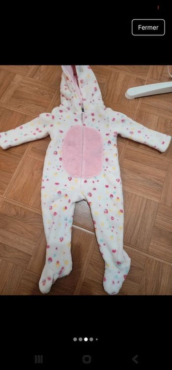 Pyjama avec tête de chat