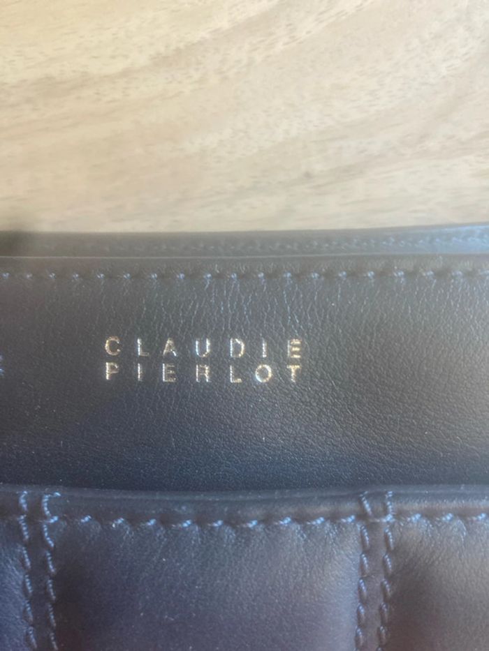 Sac Claudie Pierlot couleur bleu - photo numéro 2