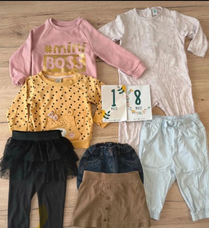 Lot de 15 vêtements bébé fille 18 mois - photo numéro 6