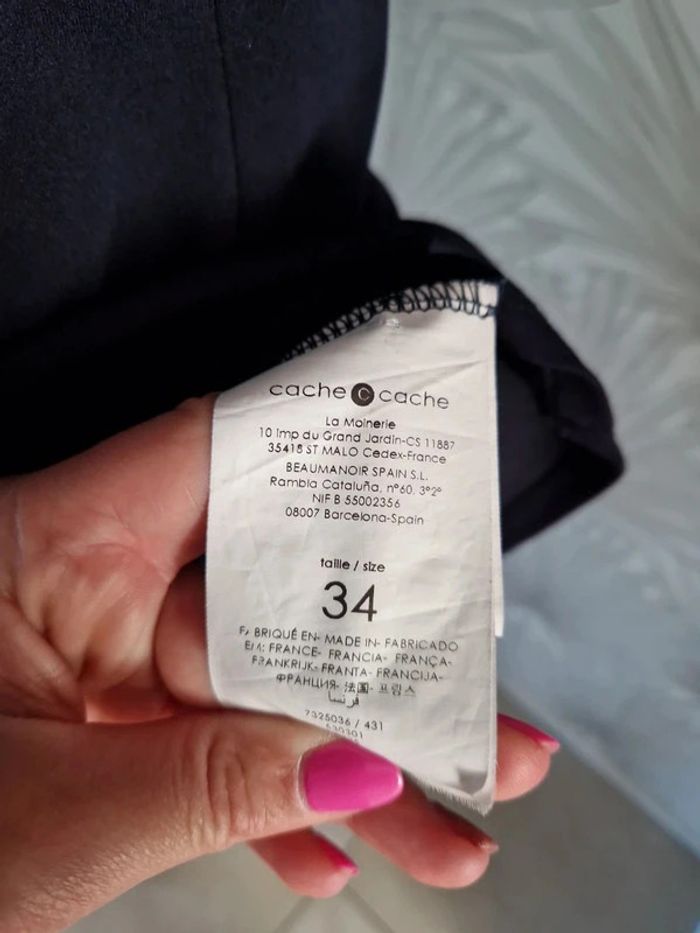 Jolie robe Cache Cache chic taille 34 - photo numéro 7