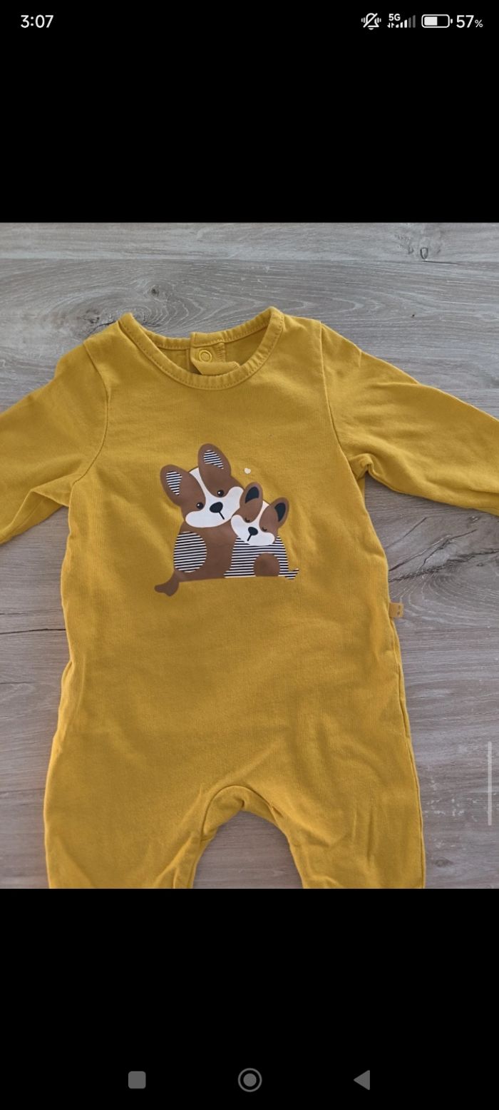 Pyjama taille 1 mois - photo numéro 2