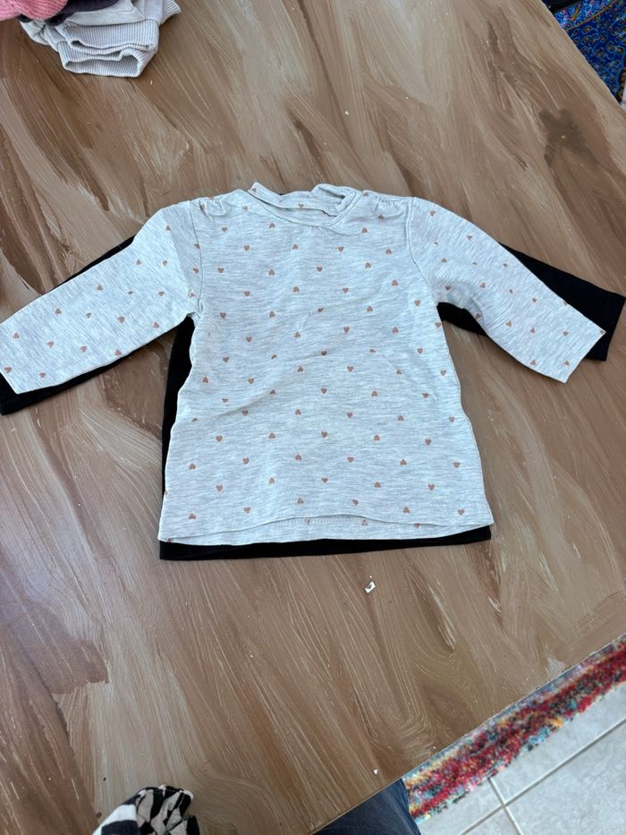 Lot 3 maillot à manche longue 3 mois - photo numéro 3