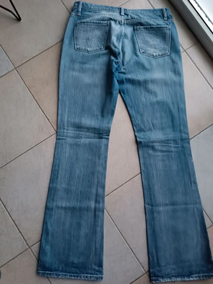 Jeans patte deph/FLARE - bleu ciel - taille 40 - neuf - photo numéro 3