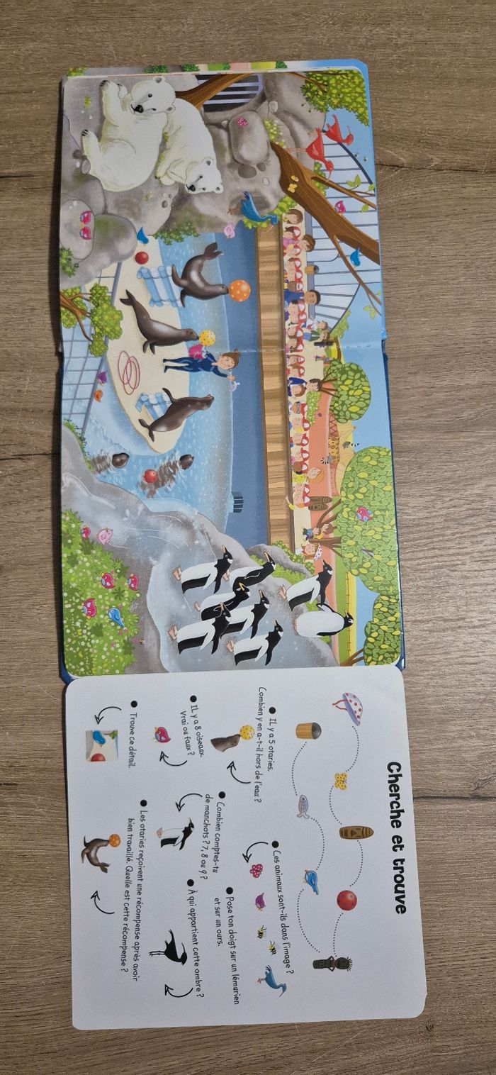Livre Cherche et Trouve Au zoo - photo numéro 6