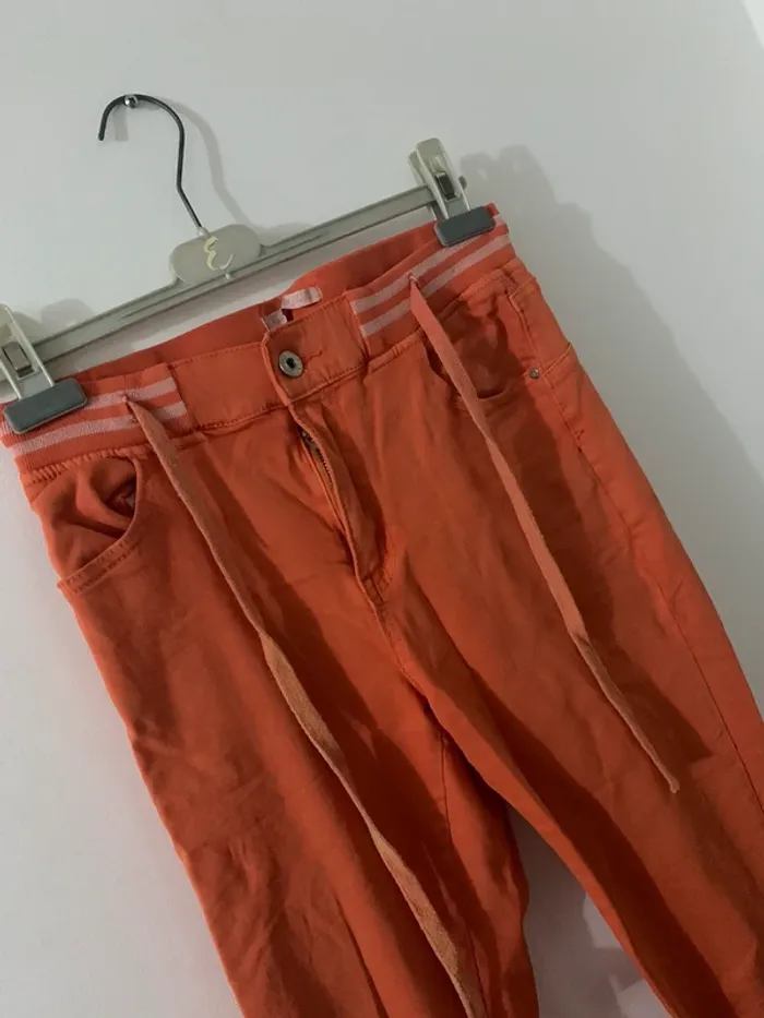 Pantalon orange - Place du Jour - Taille 34 - photo numéro 2