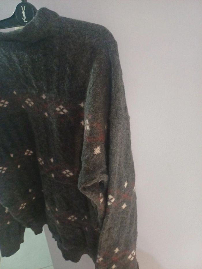 Pull Lacoste bon état logo brodé vert - photo numéro 6