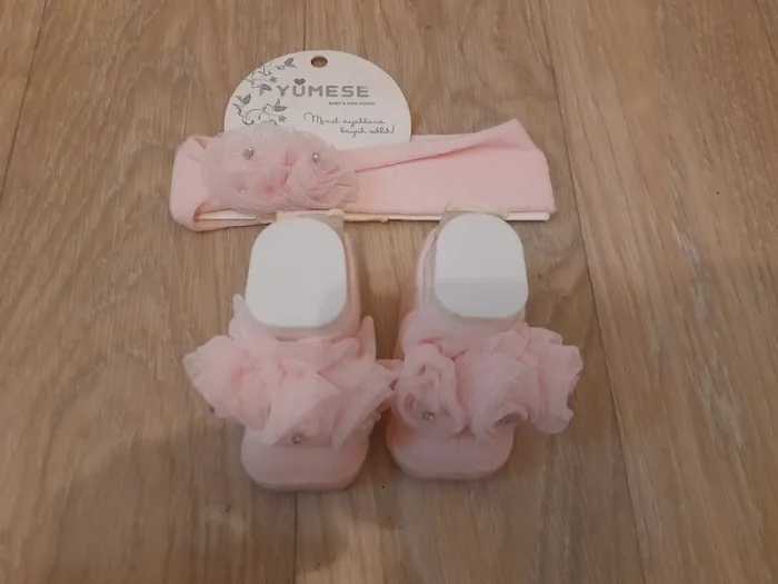 chaussette et bandeaux 1/3 mois