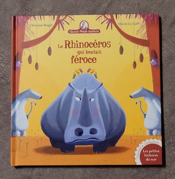 Mamie Poule Raconte - Tome 19 - Le Rhinocéros Qui Louchait Féroce Christine Beigel, Hervé Le Goff (I