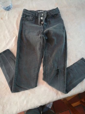 Jean slim effet dechire