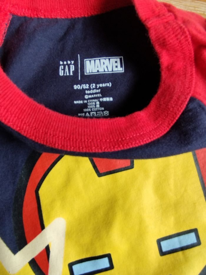 Tee shirt Iron Man de chez Gap taille 2ans - photo numéro 5