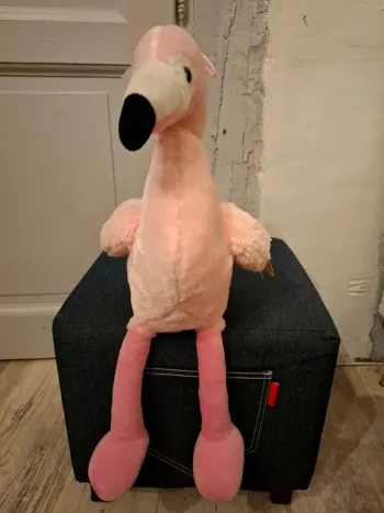 Peluche flamand rose